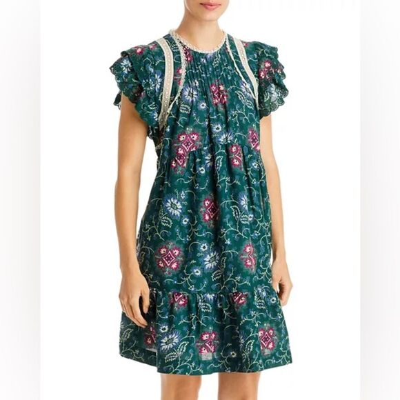 Sea New York Robina Floral Print Tunic Dress size 4 - Picture 1 of 13